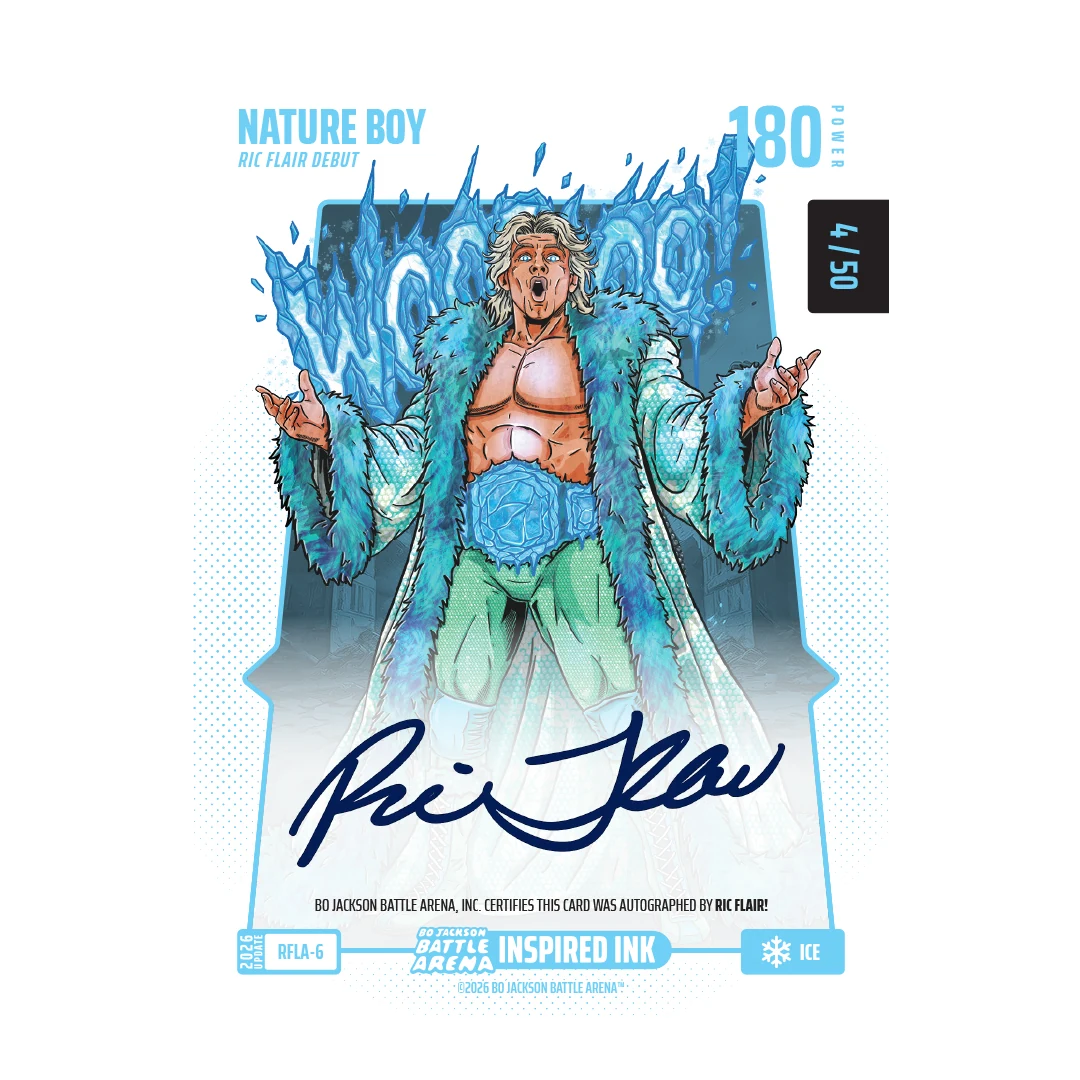 Ric Flair Ice Auto card