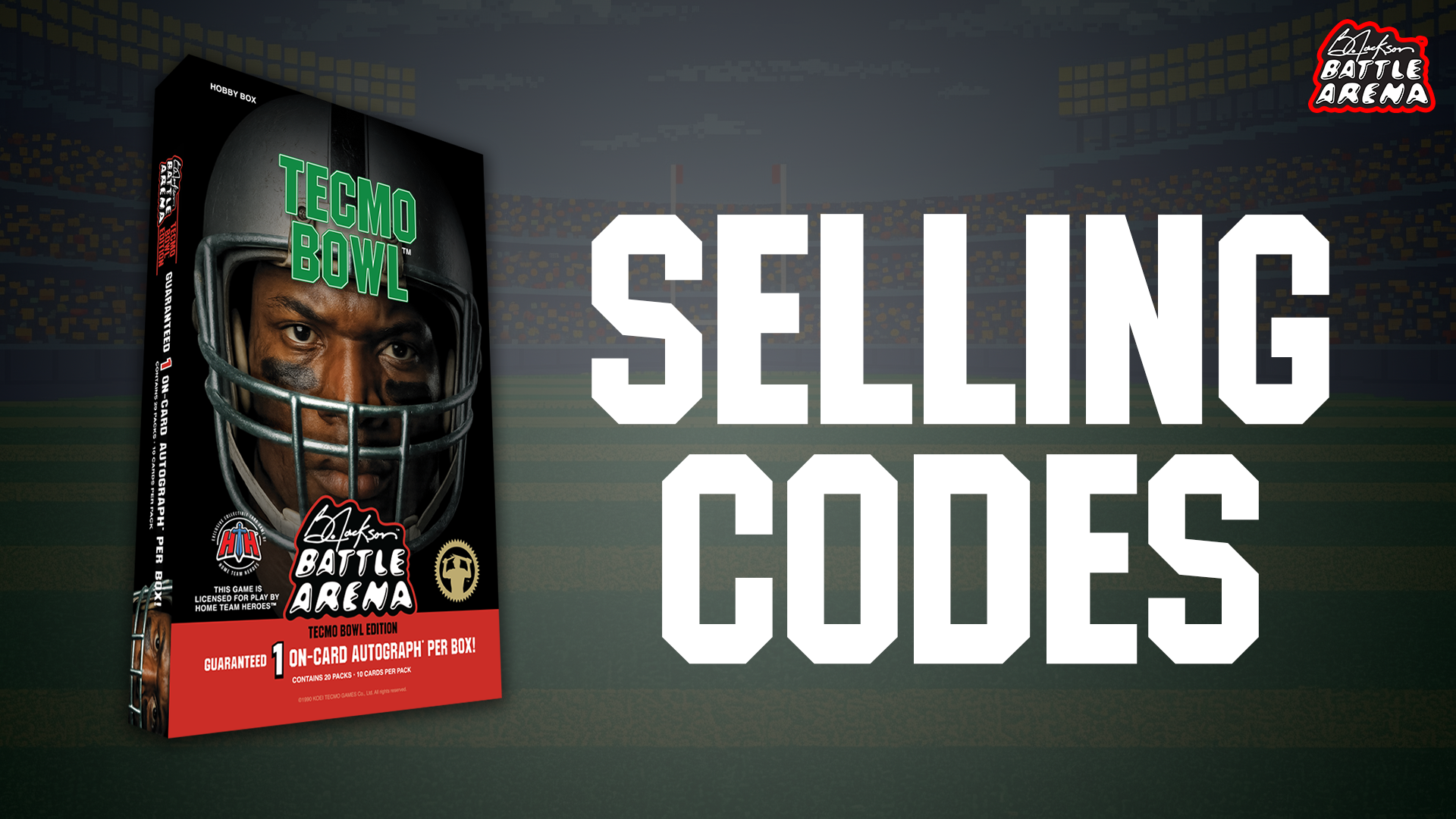 Tecmo Bowl Edition Presale: Selling Codes