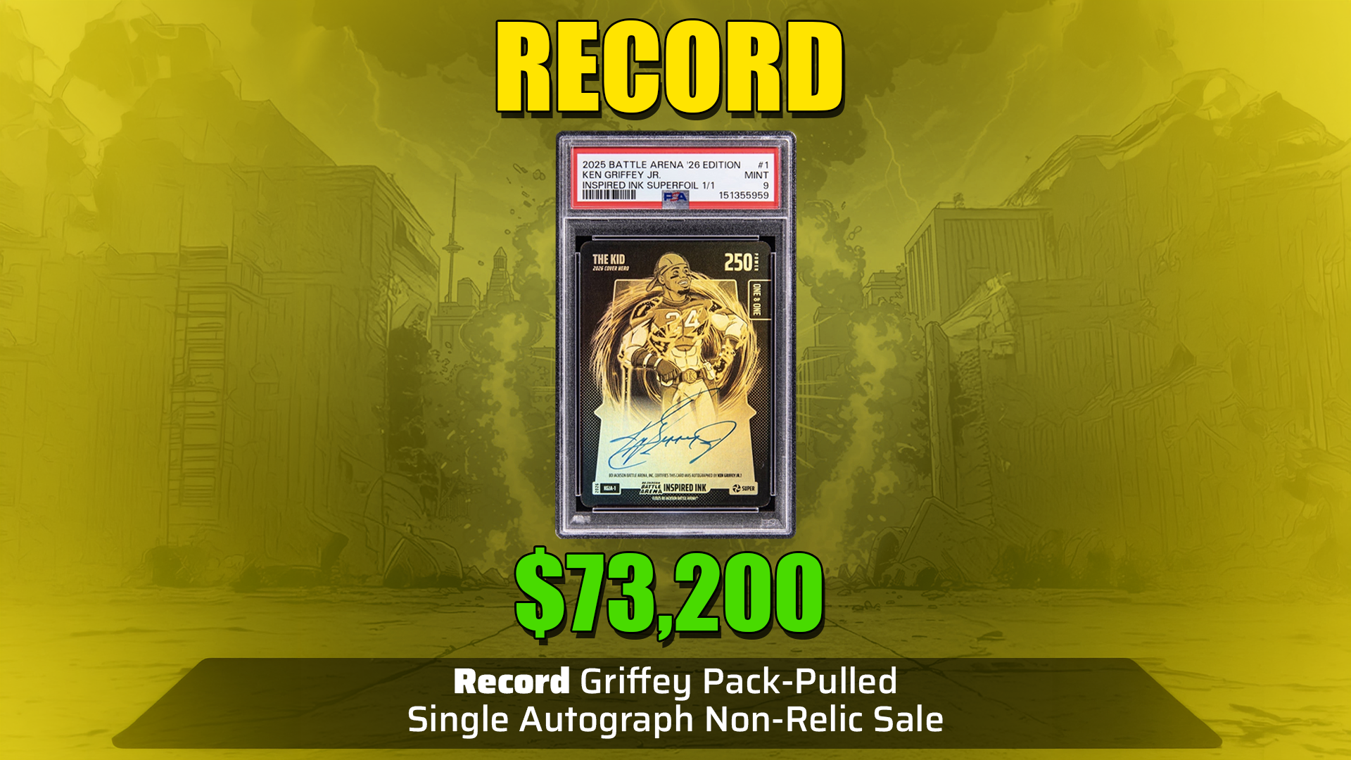 Record Sale for The Kid!