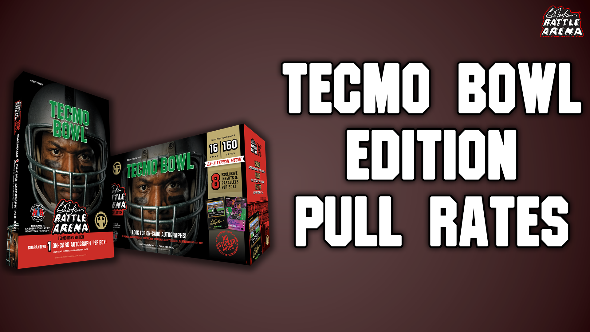 Tecmo Bowl Set Details by Box Type