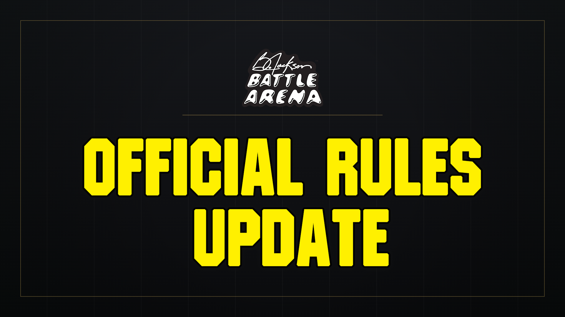 Official Rules Update